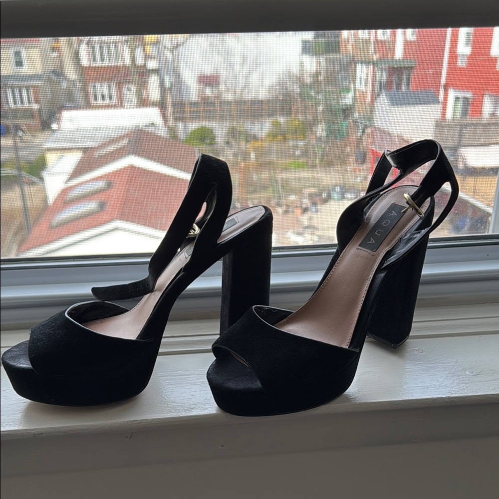 Aldo Black Women's Platform Heels